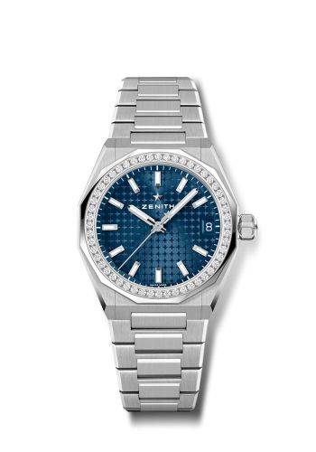 Zenith Defy Skyline 36 Stainless Steel - Diamond / Blue 16.9400.670/51.I001