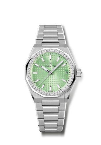 Zenith Defy Skyline 36 Stainless Steel - Diamond / Green 16.9400.670/61.I001