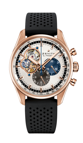 Zenith El Primero Chronomaster 1969 Gold / Silver / Rubber 18.2040.4061/69.R576