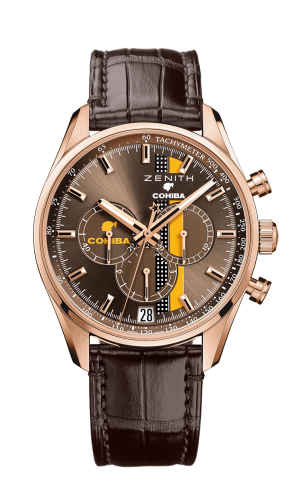 Zenith El Primero Chronomaster Range Rover 42 Rose Gold / Brown / Alligator 18.2041.400/76.C795