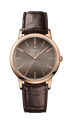 Zenith Elite Classic Rose Gold / Brown / Alligator 18.2290.679/18.C498