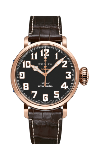 Zenith Pilot Type 20 Cohiba Edition Rose Gold / Black / Alligator 18.2430.679/27.C721
