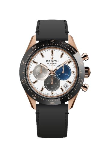Zenith Chronomaster Sport Rose Gold / White / Calf 18.3100.3600/69.C920