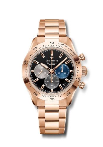 Zenith Chronomaster Sport Rose Gold / Black / Bracelet 18.3101.3600/21.M3100