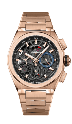 Zenith Defy El Primero 21 Rose Gold / Skeleton / Bracelet 18.9000.9004/71.M9000