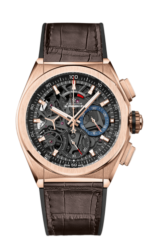 Zenith Defy El Primero 21 Rose Gold / Skeleton / Alligator 18.9000.9004/71.R585