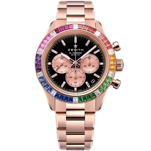 Zenith Chronomaster Sport Yoshida Rose Gold - Baguette / Rainbow 22.3103.3600/21.M3100