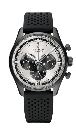 Zenith El Primero Chronomaster 42 Aluminium / Silver / Rubber Strap 24.2041.400/01.R576