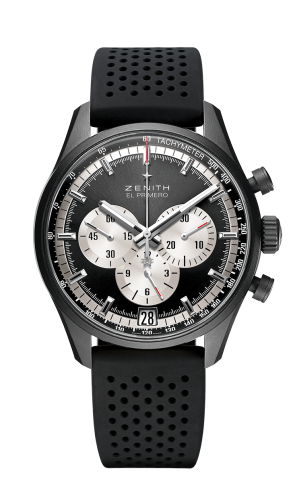Zenith El Primero Chronomaster 42 Aluminium / Black / Rubber Strap 24.2041.400/21.R576