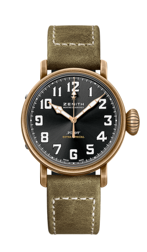 Zenith Pilot Type 20 Extra Special Bronze / Black / Strap 29.1940.679/21.C800