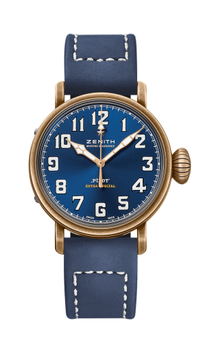 Zenith Pilot Type 20 Extra Special Bronze / Blue / Strap 29.1940.679/57.C808