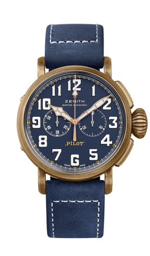 Zenith Pilot Type 20 Extra Special Chronograph Bronze / Blue 29.2430.4069/57.C808