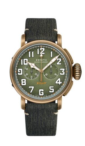 Zenith Pilot Type 20 Chronograph Adventure Bronze / Khaki / Matrix 29.2430.4069/63.C813