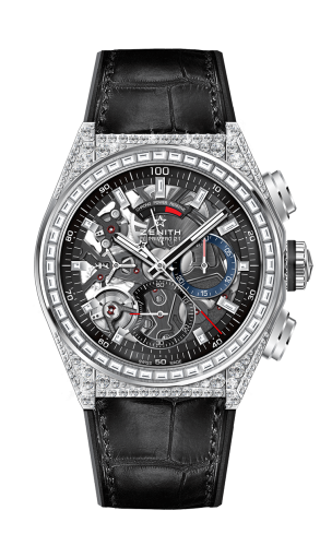 Zenith Defy El Primero 21 Titanium / Diamond / Skeleton / Alligator 32.9000.9004/78.R582