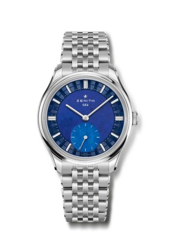 Zenith G.F.J. Calibre 135 Platinum / Blue / Bracelet 40.1865.0135/51.M0135