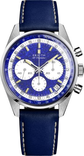 Zenith El Primero A386 Platinum / Lapis Lazuli / Phillips 40.P386.400/57.C842