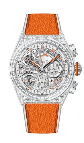 Zenith Defy El Primero 21 White Gold / Diamond / Skeleton / Fabric / Swizz Beatz 45.9001.9004/78.R581