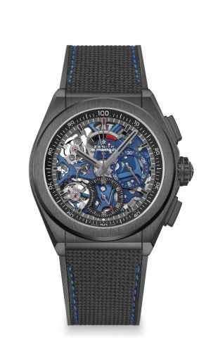 Zenith Defy El Primero 21 Black Ceramic / Skeleton / Cordura / Boutique Edition 49.9001.9004/78.R916
