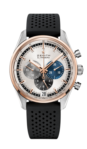Zenith El Primero Chronomaster 42 Stainless Steel / Rose Gold / Silver / Rubber 51.2080.400/69.R576