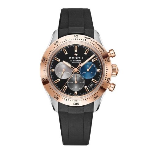 Zenith Chronomaster Sport Stainless Steel - Rose Gold / Black / Rubber 51.3100.3600/21.R951