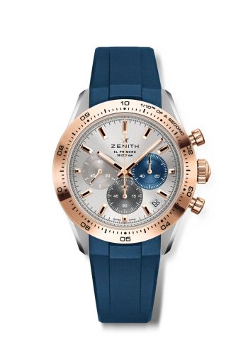 Zenith Chronomaster Sport Stainless Steel - Rose Gold / Silver / Rubber 51.3100.3600/69.R950