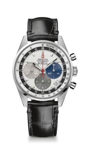 Zenith El Primero A386 Revival 50th Anniversary El Primero White Gold 65.A386.400/69.C815