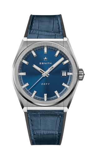 Zenith Defy Classic Titanium / Blue / Alligator 95.9000.670/51.R584