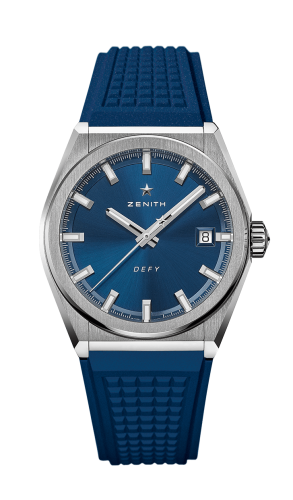 Zenith Defy Classic Titanium / Blue / Rubber 95.9000.670/51.R790