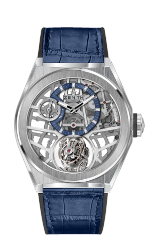Zenith Defy Zero G Titanium / Skeleton / Alligator 95.9000.8812/78.R584