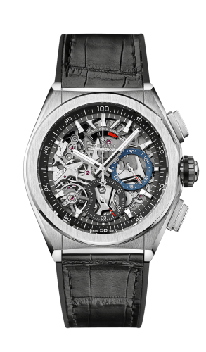 Zenith Defy El Primero 21 Titanium / Skeleton / Alligator 95.9000.9004/78.R582