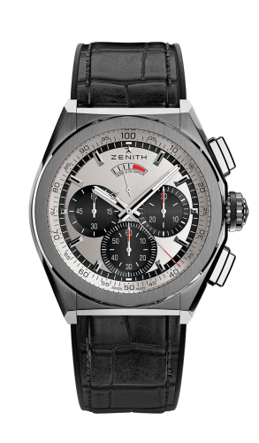 Zenith Defy El Primero 21 Titanium / Silver Panda / Alligator 95.9001.9004/01.R582