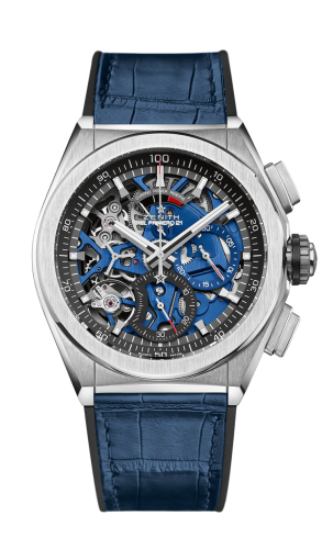 Zenith Defy El Primero 21 Titanium / Skeleton / Alligator 95.9002.9004/78.R584