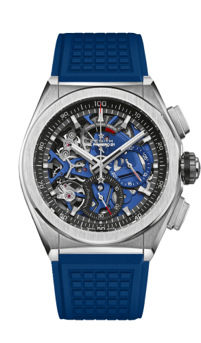 Zenith Defy El Primero 21 Titanium / Skeleton / Rubber 95.9002.9004/78.R590