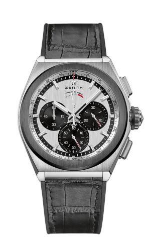 Zenith Defy El Primero 21 Titanium / Ceramic / Silver Panda / Alligator 95.9005.9004/01.R582